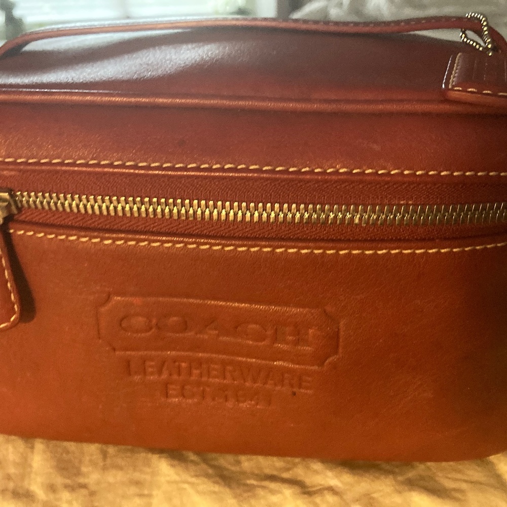 Coach leather set/2 items!